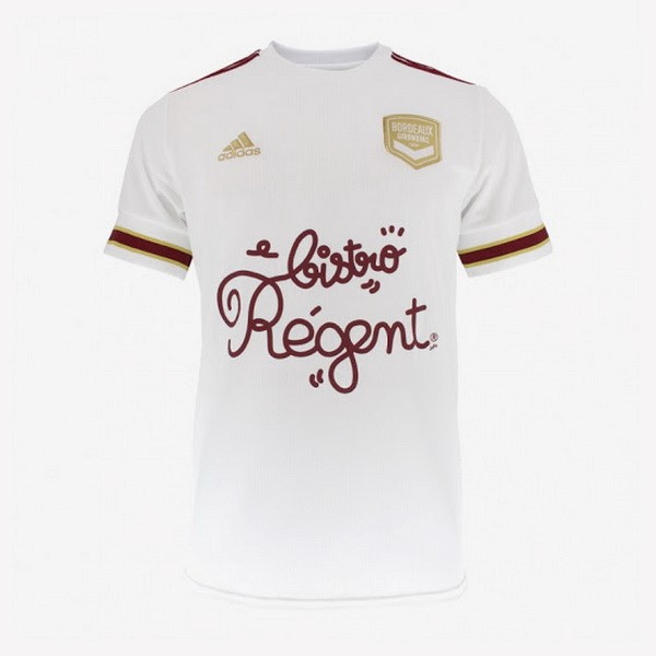 Tailandia Camiseta Bordeaux 2ª Kit 2020 2021 Blanco